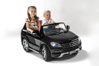 Детский электромобиль Autokinder Mercedes-Benz ML-350 с кожаным сидением