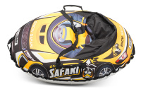 Надувные санки-тюбинг с сиденьем и ремнями Small Rider Snow Cars 3 Safari