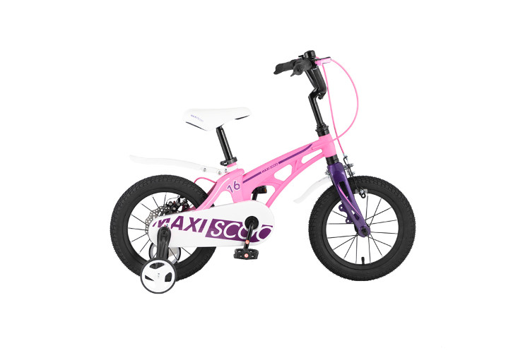 Велосипед "MAXISCOO", Серия "Cosmic" (2021), Стандарт, 16" Розовый матовый
