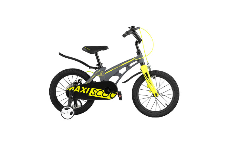 Велосипед "MAXISCOO", Серия "Cosmic" (2021), Стандарт, 16" Серый матовый