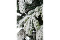 Искусственная ель "CRYSTAL TREES" Власта заснеженная с вплетенной гирляндой 180 см